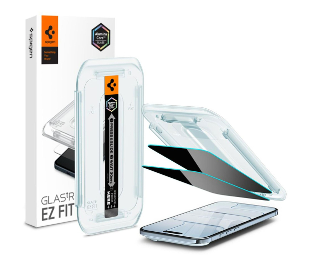 Spigen Glas.Tr ”Ez Fit” 2-Pack do Iphone 17 Air Privacy - 1359949 - zdjęcie